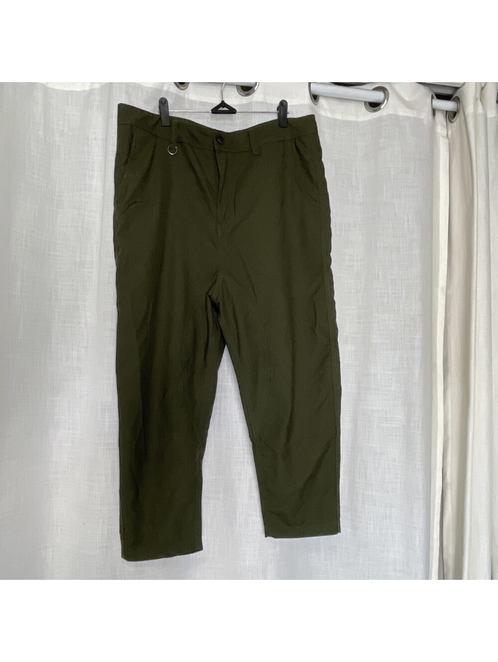 Publish Men’s Utility Crop Pants Olive Green Size 34